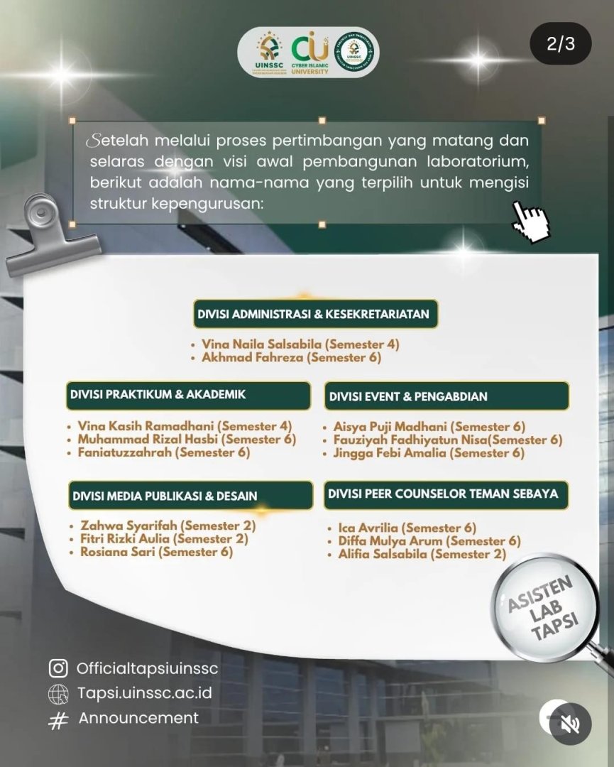 pengumuman.