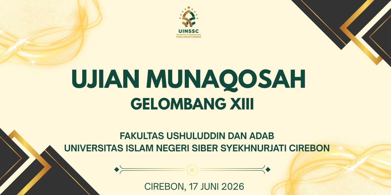 FUA UIN Siber Syekh Nurjati Cirebon Gelar Sidang Munaqosah Gelombang XIII