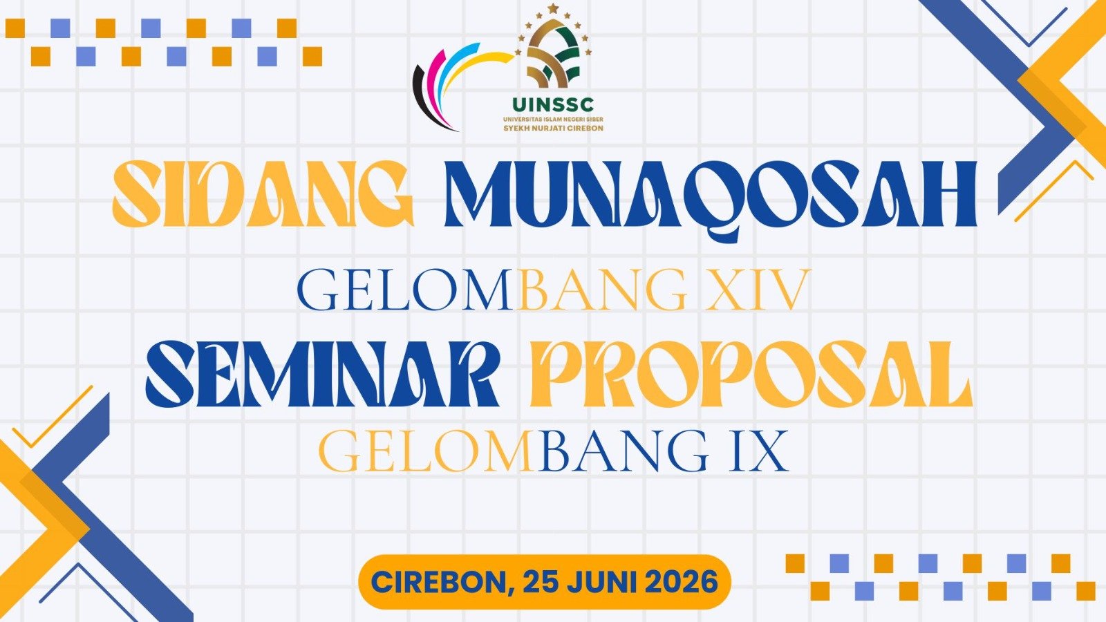 Sidang Munaqosah Gelombang XIV FUA UIN Siber Syekh Nurjati Cirebon Berjalan Lancar